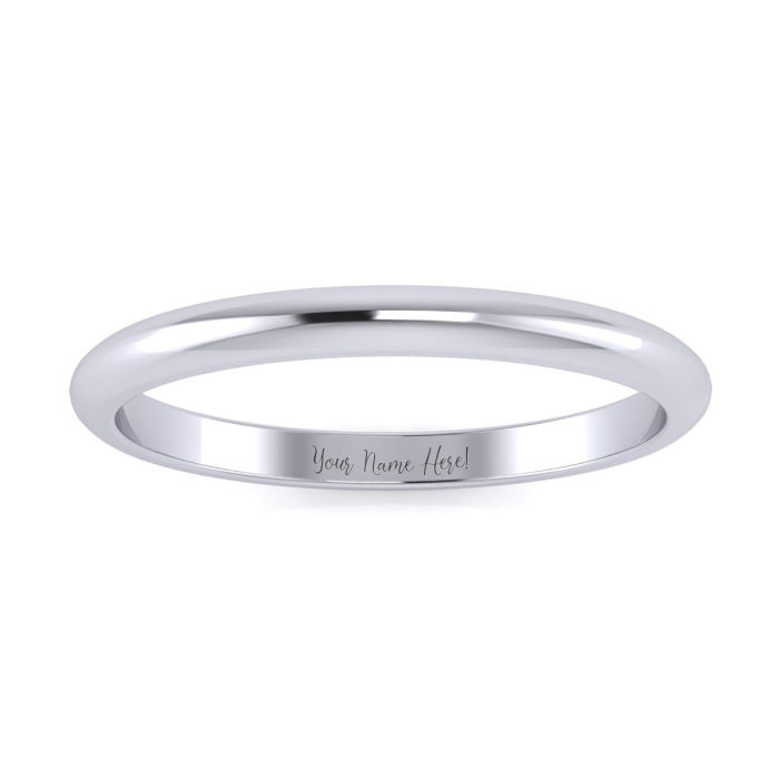 2mm comfort fit new arrivals platinum wedding band